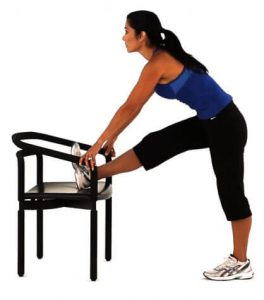 1. Hamstring stretch for sciatica pain