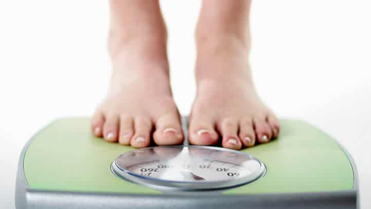 8. Scale weight loss