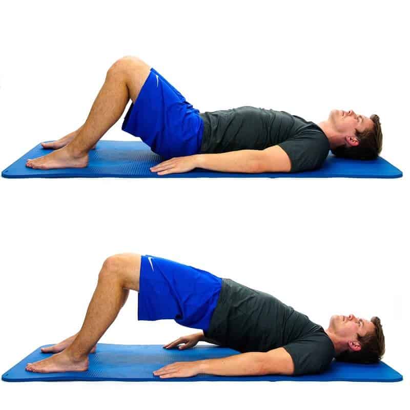 Bridge exercise anterior pelvic tilt